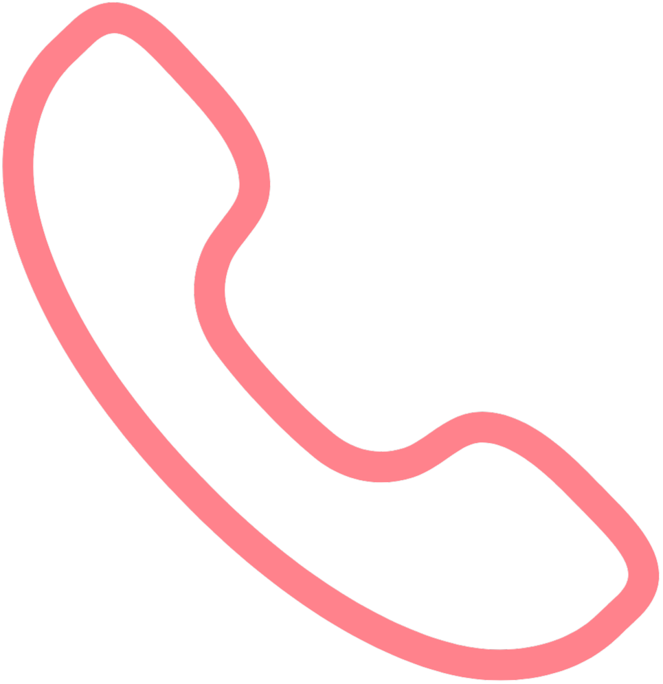Logo téléphone rose